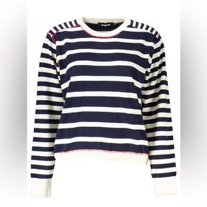 NWT DESIGUAL STRIPE SWEATER SZ MED